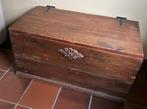 antieke houten kist, Ophalen, Gebruikt, 50 tot 100 cm, Eikenhout