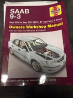 vraagbraak Saab 9.3 na 2003, Motoren, Handleidingen en Instructieboekjes, Overige merken