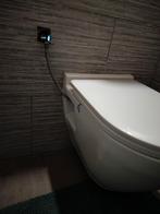Hangwc met bidet, Ophalen