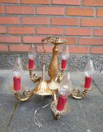 Retro/klassieke plafondkroonluchter – 5-armig, Huis en Inrichting, Lampen | Kroonluchters, Ophalen, Gebruikt
