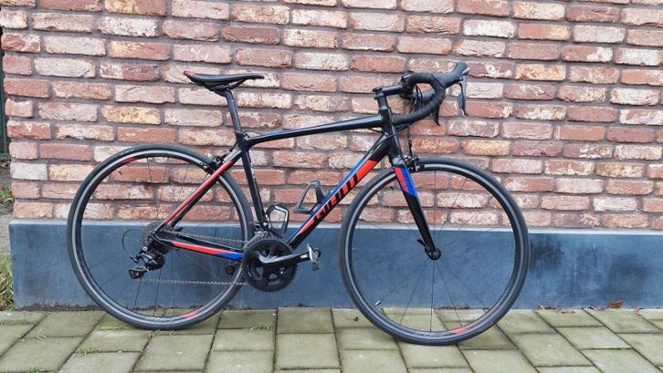 Koersfiets: Giant Contend SL1 M Black - Zwart, Fietsen en Brommers, Fietsen | Racefietsen, Gebruikt, Heren, Giant, Meer dan 20 versnellingen