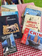Verzameling boeken en reisgidsen over  diverse landen, Ophalen, Gelezen