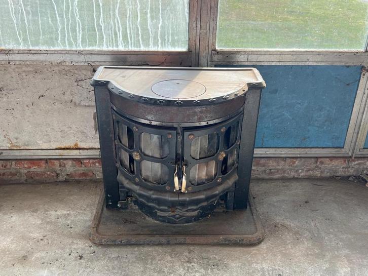 Kachel Alles Brander, Huis en Inrichting, Kachels, Gebruikt, Vrijstaand, Allesbrander, Hout, Ophalen