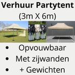 Verhuur Partytent, Ophalen, Zo goed als nieuw