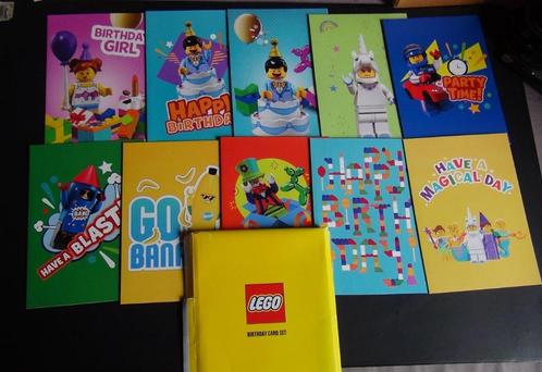 Setje verjaardagskaarten van Lego, Divers, Cartes de voeux, Neuf, Enlèvement ou Envoi