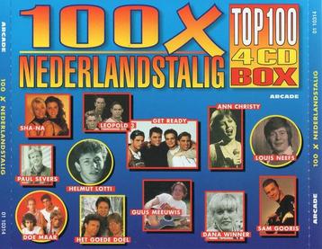 100 X Nederlandstalig (Top 100 - 4 CD Box) beschikbaar voor biedingen