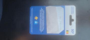 Carte Cadeau Sony Playstation 50 euros neuf beschikbaar voor biedingen