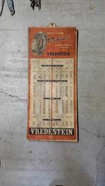 Vredestein bandenspanningstabel, Ophalen of Verzenden, Zo goed als nieuw, Reclamebord