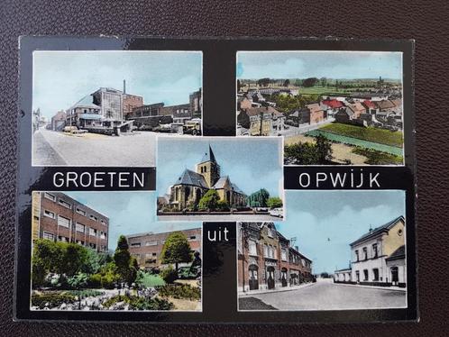 Postkaart Groeten uit Opwijk, Verzamelen, Postkaarten | België, Gelopen, Vlaams-Brabant, 1960 tot 1980, Ophalen of Verzenden