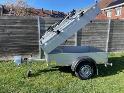 TE HUUR Anssems aanhangwagen inclusief 2 Thule fietsdragers, Auto diversen, Aanhangers en Bagagewagens, Zo goed als nieuw, Ophalen