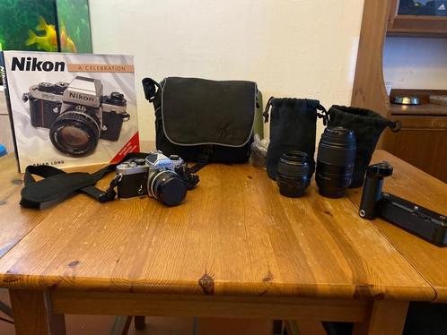 Nikon FM camera, met toebehoren, Audio, Tv en Foto, Fotocamera's Analoog, Gebruikt, Nikon, Ophalen