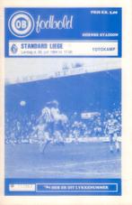 PROGRAMMA 1984 INTERTOTO CUP OB ODENSE v STANDARD LIEGE, Verzamelen, Sportartikelen en Voetbal, Ophalen of Verzenden