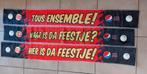 pepsi supporterssjaal klapsjaal Hier is da feestje!, Verzamelen, Ophalen of Verzenden, Nieuw, Vaantje of Sjaal