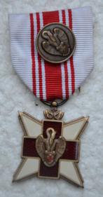 Medaille, Rode Kruis, Erkentelijkheid bloedgever + pelikaan, Autres, Enlèvement ou Envoi, Ruban, Médaille ou Ailes