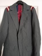 Tommy Hilfiger - grijze blazer met rode details, maat : L, Kleding | Heren, Kostuums en vesten, Ophalen of Verzenden, Zo goed als nieuw