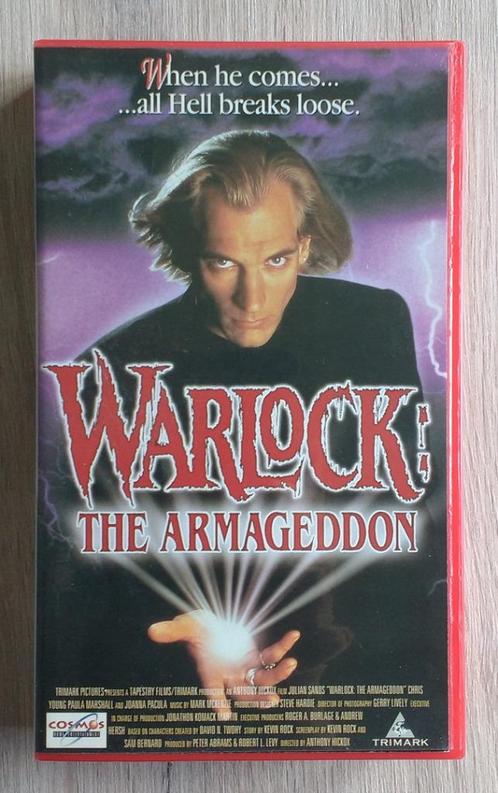 VHS Warlock: The Armageddon, Cd's en Dvd's, VHS | Film, Zo goed als nieuw, Horror, Ophalen of Verzenden