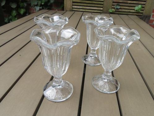 ijscoupes, Huis en Inrichting, Keuken | Servies, Zo goed als nieuw, Glas of Glazen, Glas, Ophalen of Verzenden
