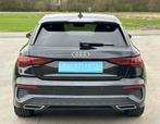 Audi A3 Sportback S Line 35 TFSI 2020 Mild Hybride AUTOMAAT, Auto's, Audi, Automaat, Zwart, Leder, Bedrijf