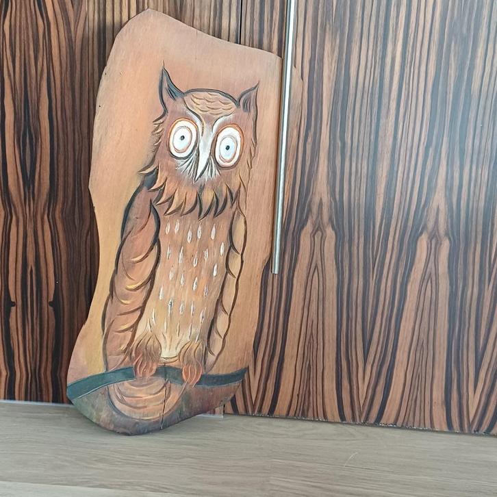 2 kunsthoutsnijwerken van Bert Van den Broeck, Antiek en Kunst, Kunst | Overige Kunst, Ophalen
