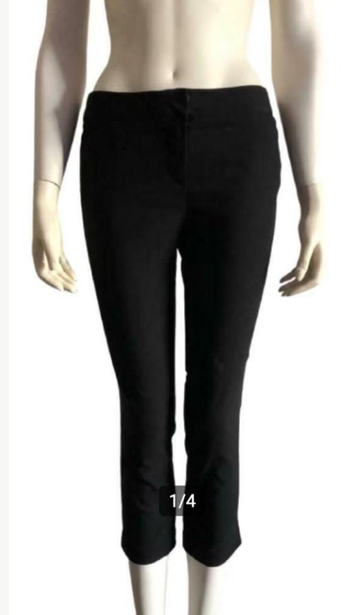 Phase Eight zwarte broek. - 10 - 38, Kleding | Dames, Broeken en Pantalons, Zo goed als nieuw, Maat 38/40 (M), Zwart, Driekwart