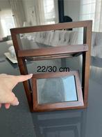 Cadre photo en bois marron foncé qui tourne, Enlèvement