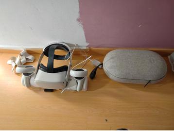 Oculus Quest 2 avec accessoires, Enlèvement, Utilisé, Lunettes VR, PC