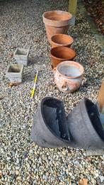 Tuin bloempotten, Tuin en Terras, Ophalen, Gebruikt, Terracotta, Tuin