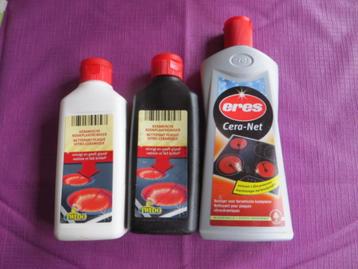 Keramische kookplaatreiniger - 3 flesjes - Twido + Eres  beschikbaar voor biedingen