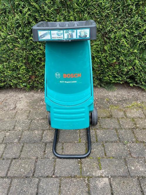 Bosch AXT RAPID 2200 hakselaar aan spotprijs!, Tuin en Terras, Hakselaars, Zo goed als nieuw, Elektrisch, Ophalen