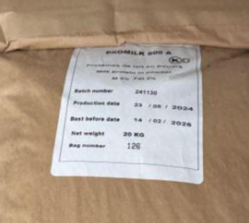 Proteïne melkpoeder PROMILK 600A  beschikbaar voor biedingen