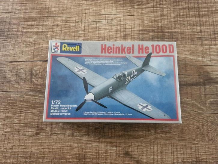 Revell Heinkel He100D 1/72, Hobby & Loisirs créatifs, Modélisme | Avions & Hélicoptères, Neuf, Avion, Plus grand que 1:72, Revell