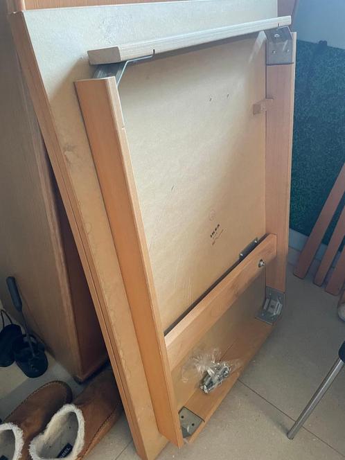 Ikea uitklapbare eettafel, Huis en Inrichting, Tafels | Eettafels, Gebruikt, 50 tot 100 cm, 50 tot 100 cm, Vier personen, Rechthoekig