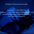 Windows 11 pro installatie!, Computers en Software, Besturingssoftware, Ophalen