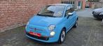 Fiat 500C 1.2i Cabrio*Lounge*Airco*Alu velgen*Bluetooth*Topp, Autos, 500C, Tissu, Bleu, Carnet d'entretien