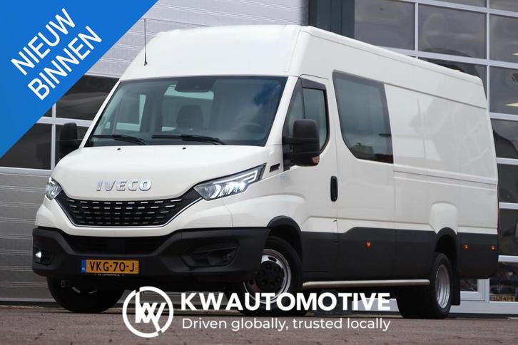 Iveco Daily 35C18H 3.0 DC AUT/ CAMERA/ LED/ CRUISE/ CLIMA/ T, Auto's, Bestelwagens en Lichte vracht, Bedrijf, Te koop, ABS, Achteruitrijcamera
