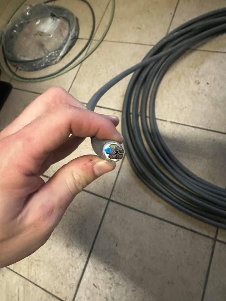 Kabel 5G6 – 21 meter – perfecte staat, Bricolage & Construction, Électricité & Câbles, Comme neuf, Enlèvement