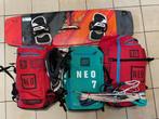 Kitesurfpakket: north neo neo 2017 10+7+5+bar + board, Ophalen, Kitesurf-set, Twintip, 10 m²