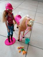 Barbie met paard, Kinderen en Baby's, Speelgoed | Poppen, Ophalen, Zo goed als nieuw, Barbie