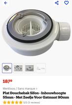 Ideal sifon voor douchebak, Doe-het-zelf en Bouw, Buizen en Afvoer, Ophalen of Verzenden, Nieuw, 80 mm of meer, Afvoer