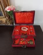 Vintage - prachtig houten chinees juwelenkistje, Handtassen en Accessoires, Antieke sieraden, Ophalen of Verzenden, Overige materialen