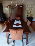 Zeer mooie tafel uitschuifbaar, Teakhout, 200 cm of meer, Exotisch, Zo goed als nieuw