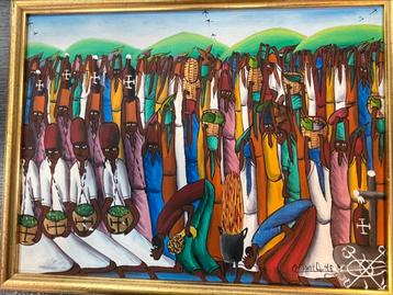 Tableau exotique -provenance Haïti beschikbaar voor biedingen