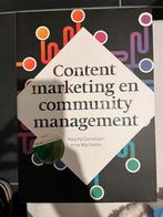 Content marketing & community management, Enlèvement ou Envoi, Neuf, Management, Mascha Gerretsen; Irma Machielse