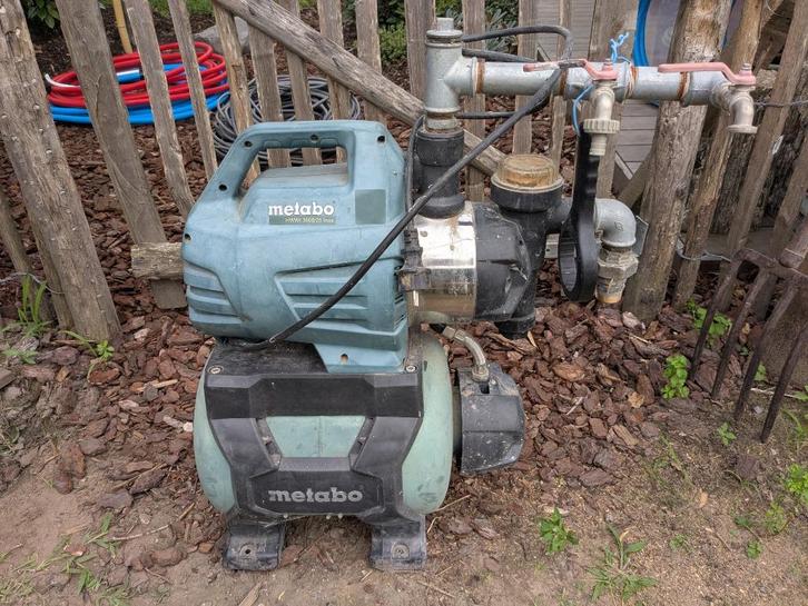 Hydrofoor Pomp Watervoorziening Metabo hwwi 3500/25 inox, Doe-het-zelf en Bouw, Gereedschap | Overige machines, Gebruikt, Ophalen
