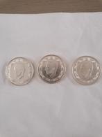 3 zilveren munten van 500 Belgische frank 1990, Postzegels en Munten, Ophalen of Verzenden