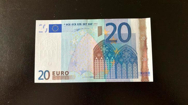 €20,- Begie - T001A1 - Z5….. - Duisenberg !!!, Postzegels en Munten, Bankbiljetten | Europa | Eurobiljetten, Los biljet, België