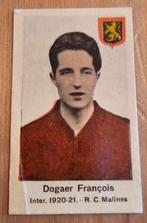 Années 1930 (par Panini) François Dogaer Racing Mechelen !, Enlèvement ou Envoi, Comme neuf, Image