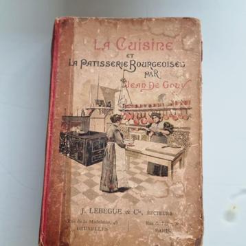 Oud boek „Bourgeois cuisine and pastry” beschikbaar voor biedingen