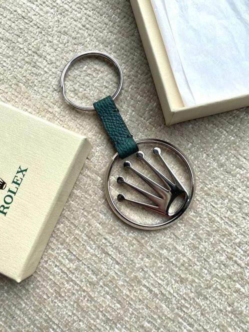 Rolex Sleutelhanger Leder Groen, Verzamelen, Sleutelhangers, Nieuw, Merk, Ophalen of Verzenden