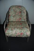 rotan-zetel met bloemenmotief, Antiek en Kunst, Ophalen
